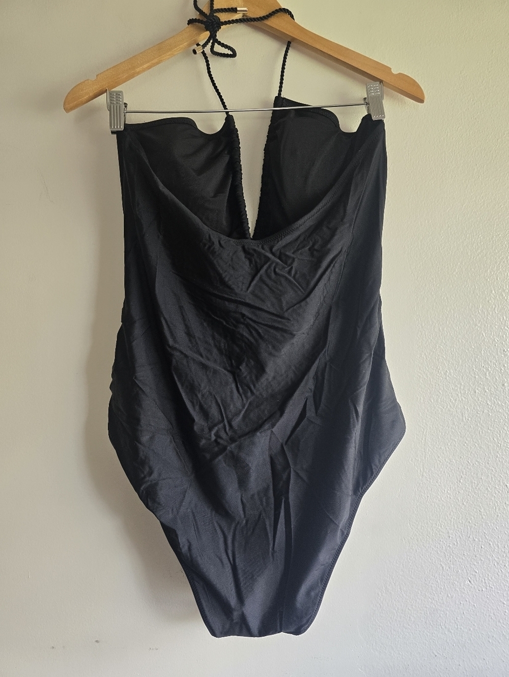 NWT! Aerie, Cut Out One Piece Swimsuit Women, Black, Size XXL - Picture 3 of 9